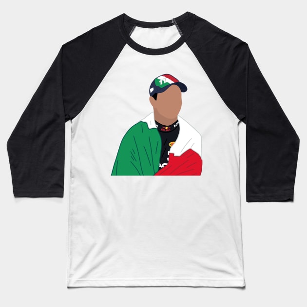 Sergio Perez Baseball T-Shirt by CalliesArt